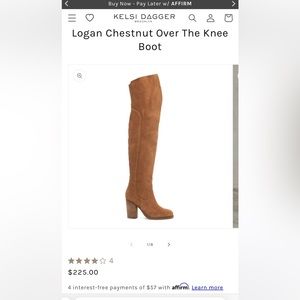 EUC Kelsi Dagger Logan Boots
